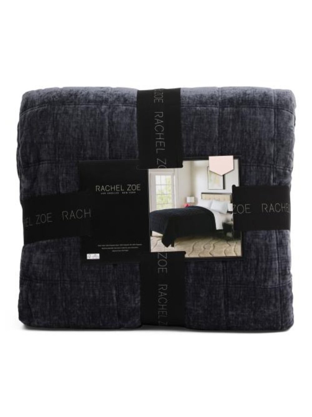 RACHEL ZOE Chenille Quilt - Picture 1 of 4